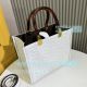 Replica Fendi White Textured Sunshine Small Tote Bag (5)_th.jpg